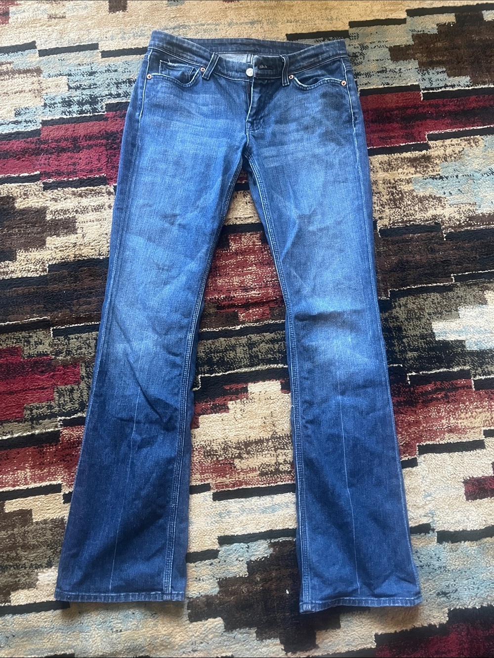 7 For All Mankind Women's Indigo Bootcut Jeans